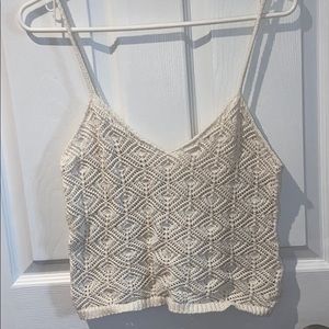 Women’s knit crop top